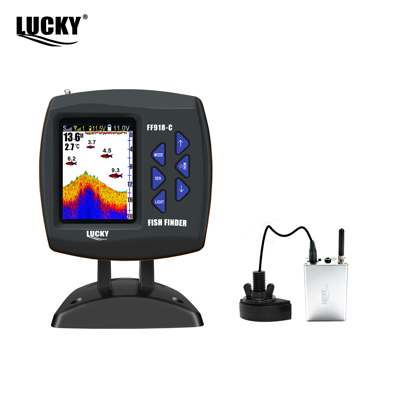 Fish Finder Gps - Bateau télécommandé sans fil Lucky FF918